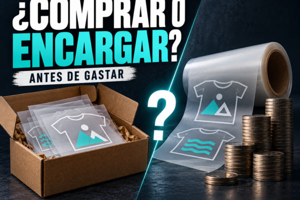 ¿Comprar o encargar? Comparación de láminas para camisetas y dinero necesario